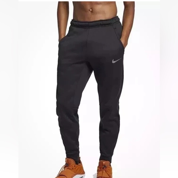 Nike Mens Therma Tapered Training Sweatpants Black Size Small 932255-010 - Picture 1 of 3